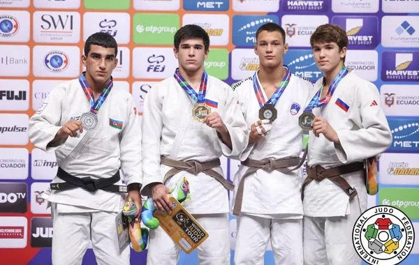 Yeniyetmə cüdoçularımız dünya çempionatını bir qızıl, bir gümüş medalla başa vurublar