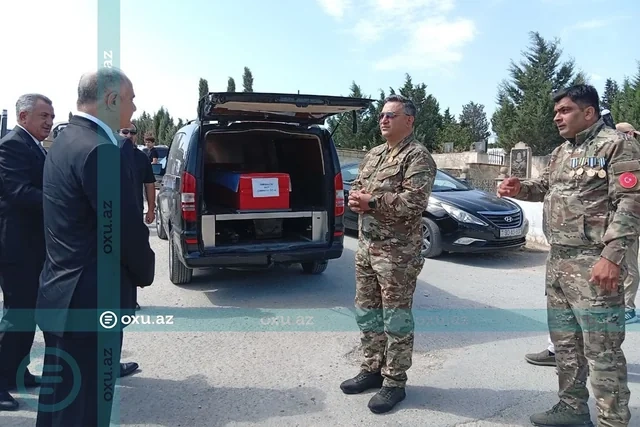 Birinci Qarabağ müharibəsi zamanı itkin düşmüş şəhid Akif Qurbanov dəfn olundu - FOTO - VİDEO