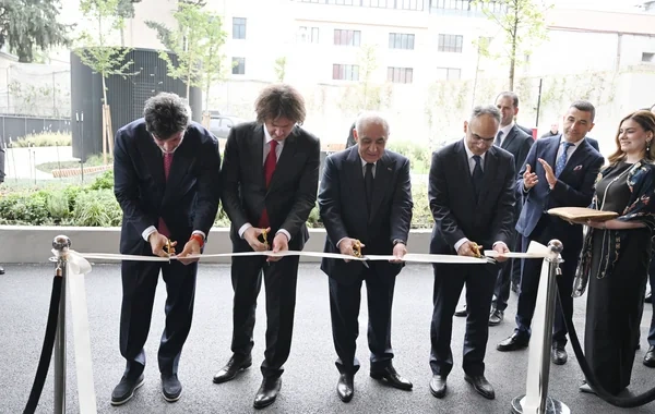 Əli Əsədov və İrakli Kobaxidze Gürcüstanda hotel açılışında iştirak ediblər - Foto