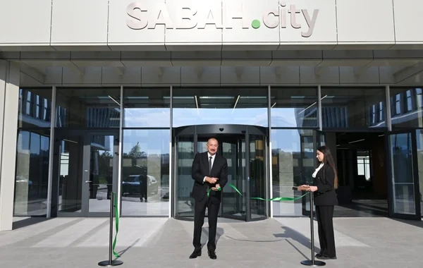 Prezident İlham Əliyev "SABAH.city" innovasiya şəhərciyinin birinci mərhələsinin açılışında iştirak edib