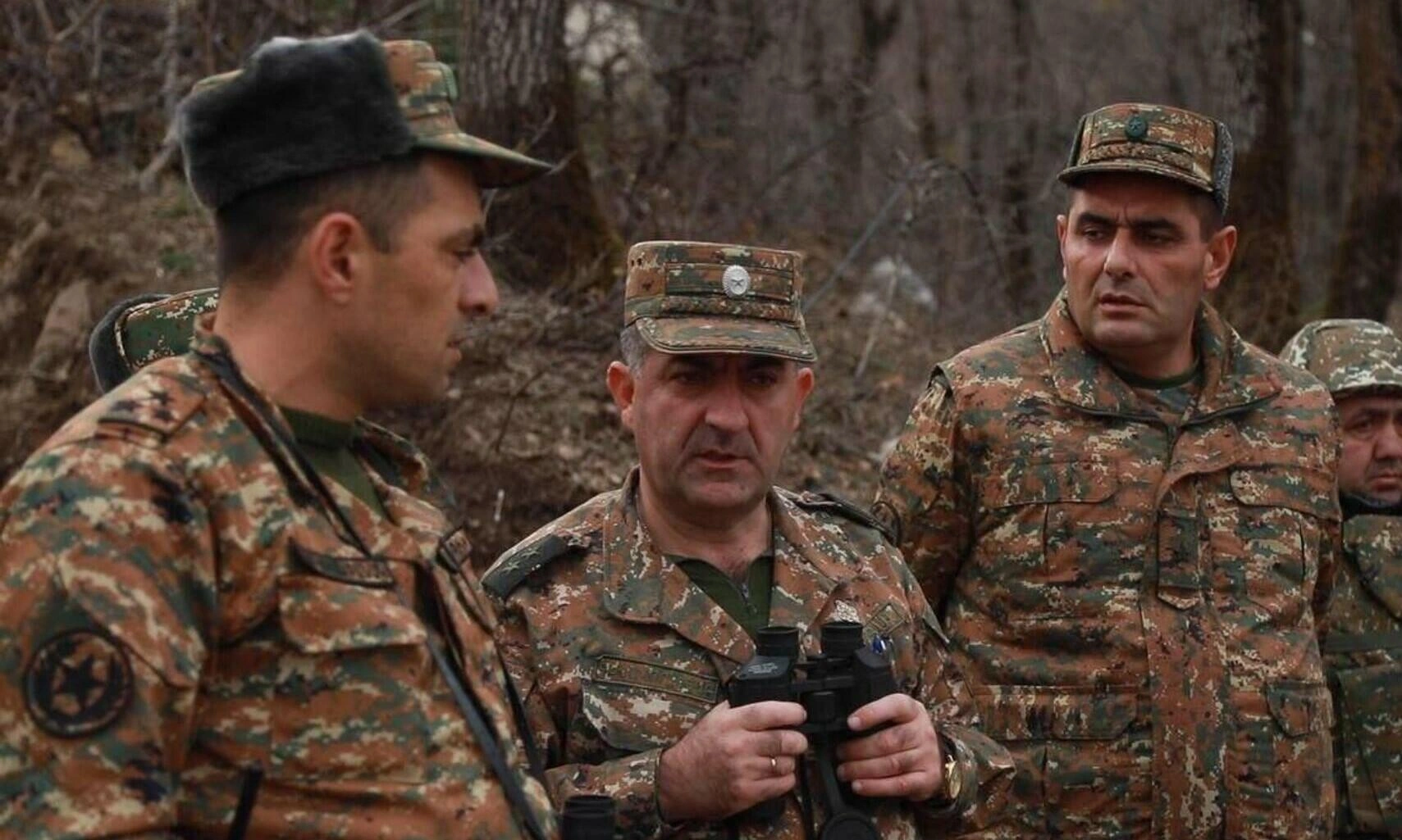 Erməni general da sərhədimizə gəldi
