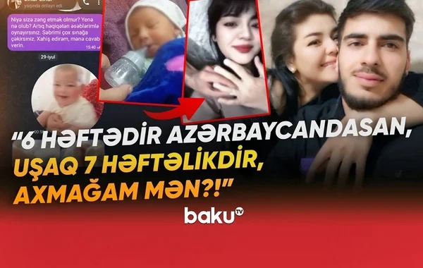 Özbəkistanlı qadın Azərbaycanda aldadılıb? - "TikTok"da tanıdım, hamilə qaldım, pul aldı" - VİDEO