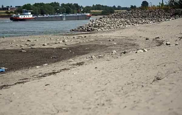 Avropada anomal istilər: Reyn çayında suyun səviyyəsi minimum səviyyəyə düşdü
