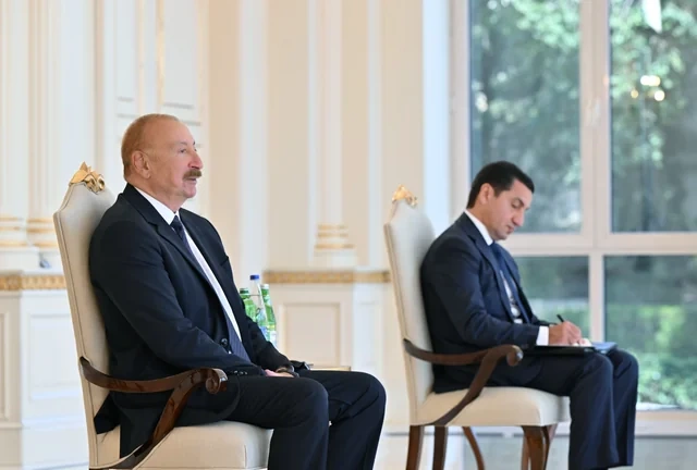İlham Əliyev Almaniyanın Azərbaycana yeni təyin olunmuş səfirini qəbul edib - FOTO