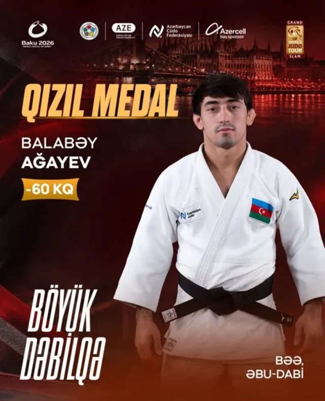 Azərbaycan cüdoçuları "Böyük Dəbilqə"də iki qızıl medal qazanıb - Foto