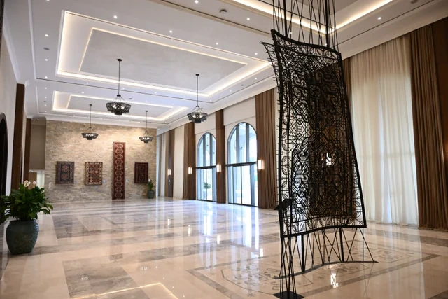 Prezident "Xankəndi" hotelinin açılışında iştirak edib - FOTO
