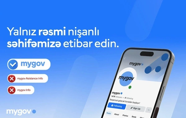 "mygov" platforması adından yayılan saxta elanlarla bağlı  XƏBƏRDARLIQ