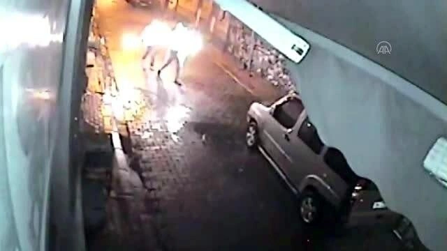 Ermənistanda MTX-nin binasına "Molotov kokteyli" atıldı - Video