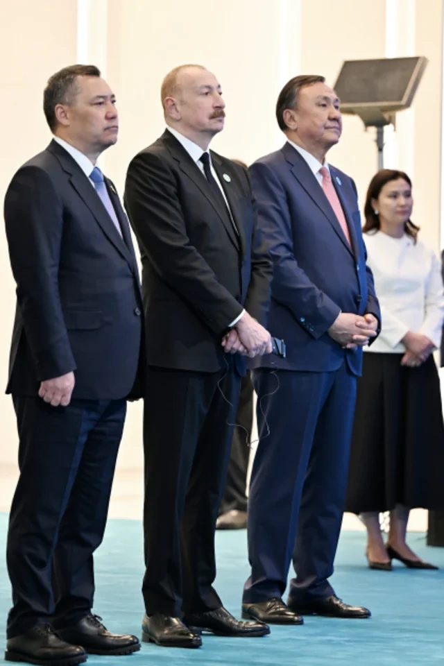 İlham Əliyev Türk Sivilizasiyası Mərkəzinin təməlqoyma mərasimində iştirak edib - FOTO