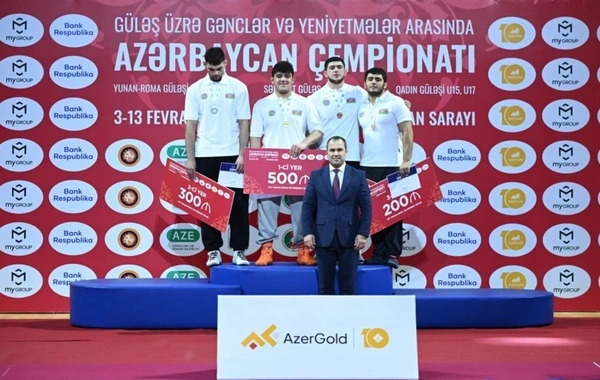Güləş üzrə U-17 Azərbaycan çempionatında növbəti qaliblər bəlli olub