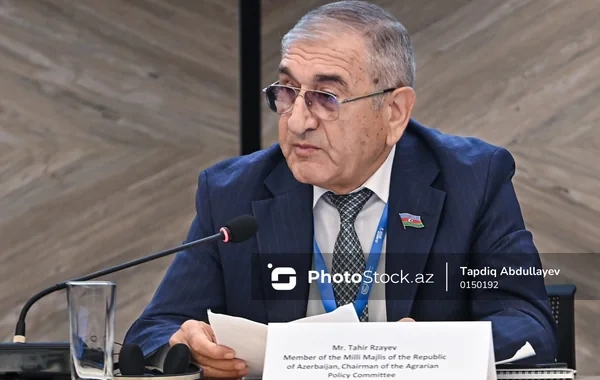 Tahir Rzayev: "Aqrar sektorun davamlı inkişafı dövlətlərin əsas vəzifələrindəndir"
