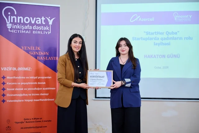 Qubada qadınların sahibkarlıq potensialını gücləndirən layihə başa çatdı