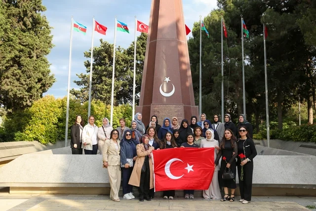 Türkiyə və Azərbaycanın şəhid ailələri Qarabağda - FOTO