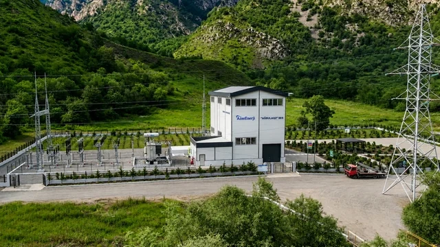 Laçında Hoçaz çayının üzərində yerləşən su elektrik stansiyalarının açılışı olub - FOTO