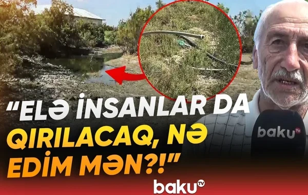 Fermerlər çıxılmaz durumda: Su problemi kəndliləri təngə gətirib - Video