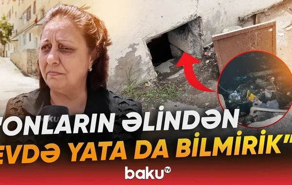 Müşfiqabadda sakinlərin 20 illik çirkab sınağı: "Pəncərəni belə aça bilmirik" – VİDEO