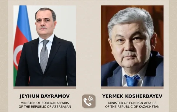 Ceyhun Bayramov Yermek Koşerbayevlə telefonla danışdılar - Nazirlər nələri müzakirə etdilər?
