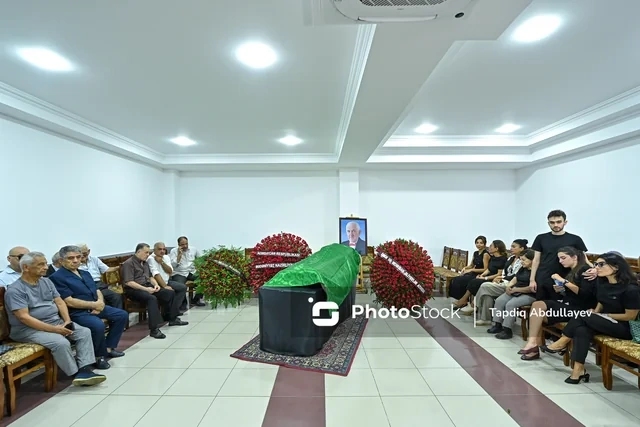 Xalq artisti Tofiq Bakıxanovla vida mərasimi keçirilir - FOTO - VİDEO