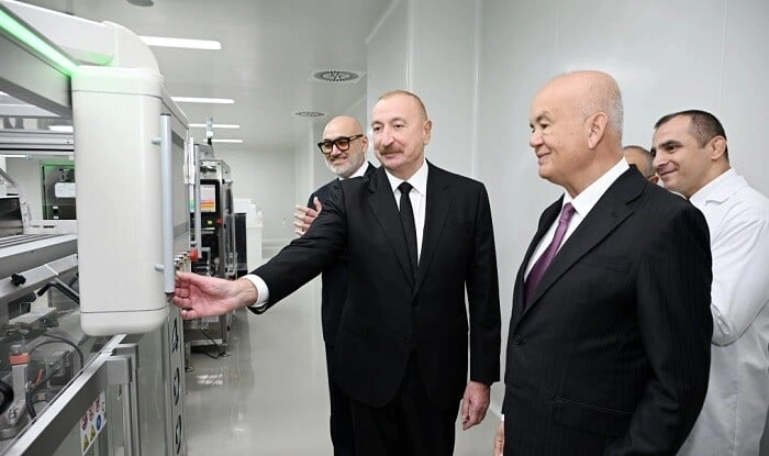 Prezident bu müəssisənin açılışından video paylaşdı