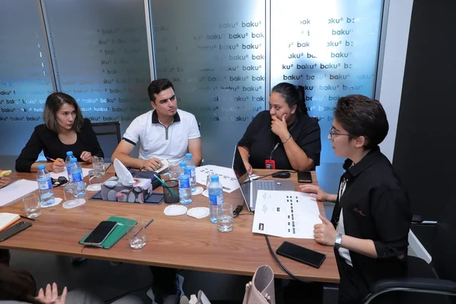 Özbəkistan Milli Teleradio şirkətinin nümayəndə heyəti Baku TV-də təlim proqramında iştirak edib - FOTO - VİDEO