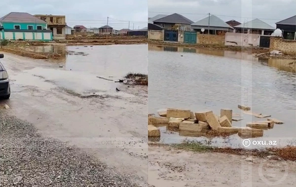 Aşağı Güzdək qəsəbəsindən ŞİKAYƏT: Yağış yağan kimi evlər su altında qalır