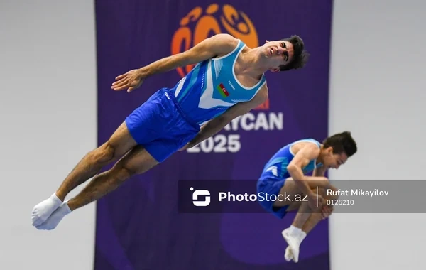 Batut gimnastikası: Maqsud Mahsudov - Hüseyn Abbasov cütlüyü üçüncü yerə çıxdı