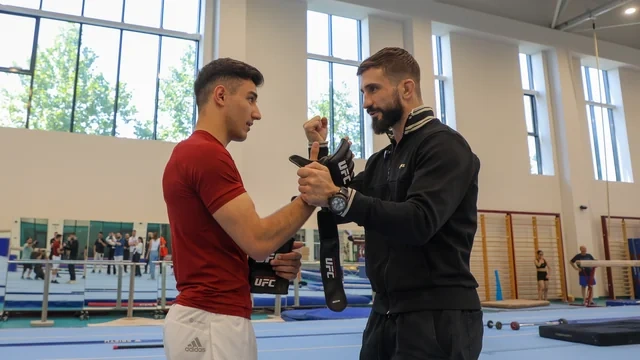 Azərbaycan idmanının iki ulduzu "UFC Fight Night Baku" ərəfəsində bir araya gəldi