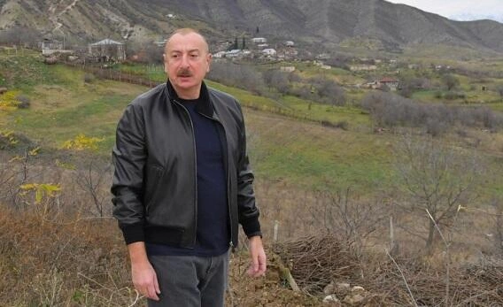 Prezident Xocalıya getdi