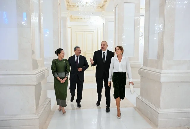 İlham Əliyevin adından Kamboca baş nazirinin şərəfinə rəsmi nahar verilib - Foto