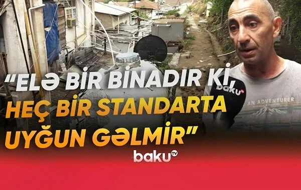 Kanalizasiya problemi sürüşməyə səbəb oldu? - Səbaildə nə baş verir? - VİDEO