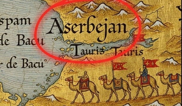 650 illik xəritə: Aserbejan və Baku dənizi