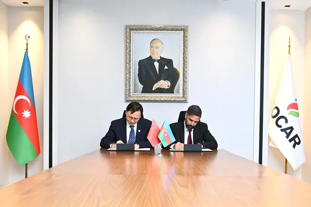 SOCAR ilə Çinin "CNOOC" şirkəti arasında memorandum imzalandı - FOTO