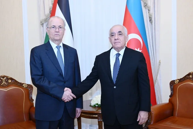 Əli Əsədov Məhəmməd Mustafa ilə görüşüb - FOTO