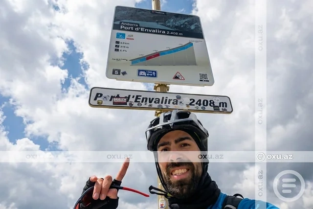 12 ölkə, 12 min kilometr: Avropanı pedal-pedal gəzən azərbaycanlının maraqlı hekayəsi - MÜSAHİBƏ - FOTO