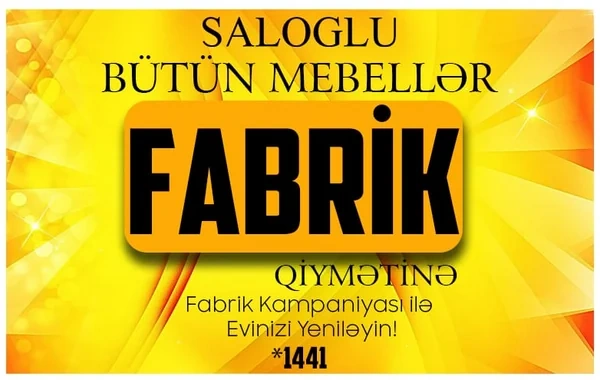 Saloglu mebeldə bütün mebellər fabrik qiymətinə endirildi - VİDEO