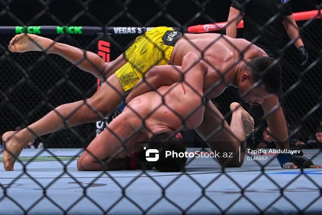 "UFC Fight Night Baku"da Tahir Abdullayevdən İLK QƏLƏBƏ - FOTO - VİDEO