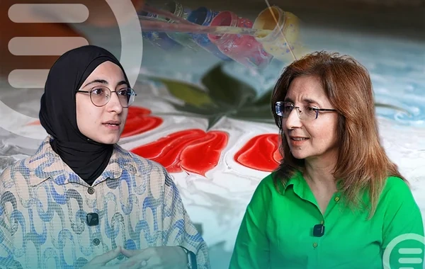 Suyun üzərindəki rəqs: Qədim ebru sənətinin sehrli dünyası - VİDEOMÜSAHİBƏ
