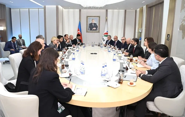 SOCAR, "TotalEnergies" və XRG rəhbərləri arasında görüş keçirilib - FOTO