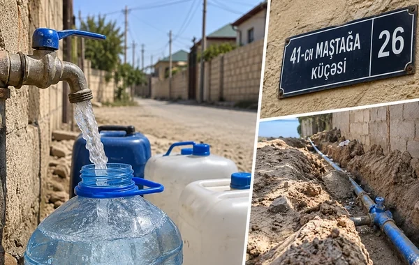 Sabunçu sakinlərinin SU DƏRDİ: "Yaxınlıqda xətt var, amma..."