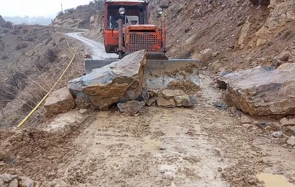 Ordubadda qaya uçqunu baş verib - FOTO
