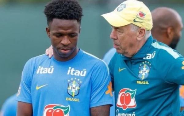 Ançelotti Vinisiusu cəzalandırmaq üçün maraqlı üsula əl atdı - VİDEO
