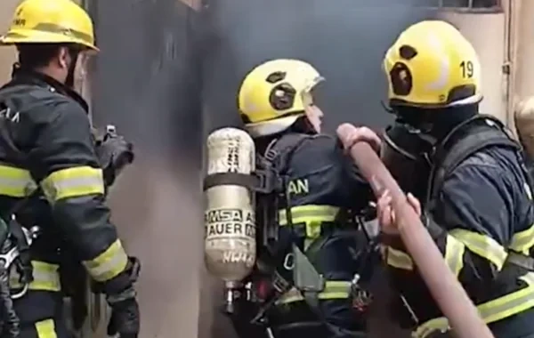 Bakıda internat məktəbinin yataqxanasında YANĞIN OLDU - VİDEO