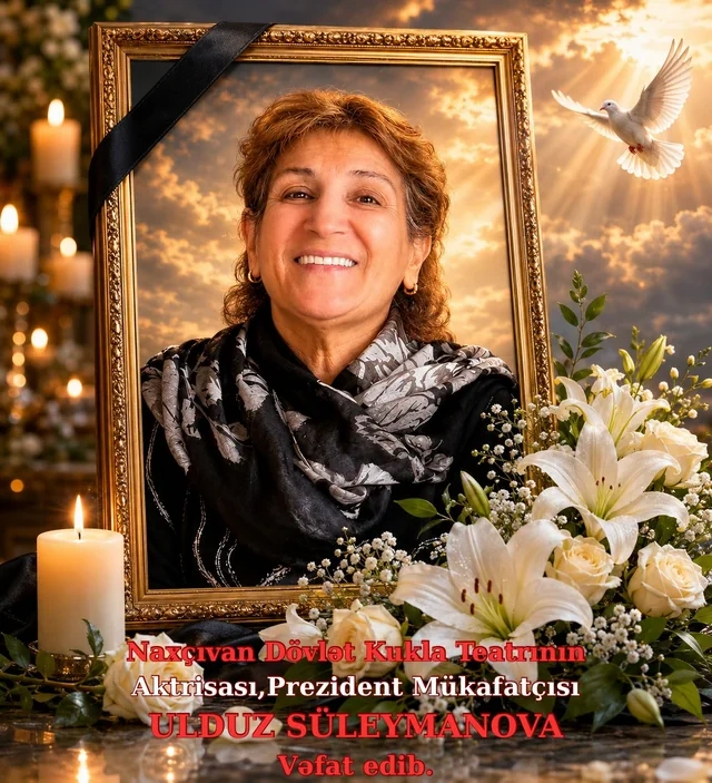 Azərbaycanda aktrisa VƏFAT ETDİ - FOTO
