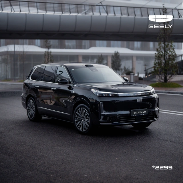 "Geely"nin yeni flaqman modeli "Galaxy M9" artıq Azərbaycanda
