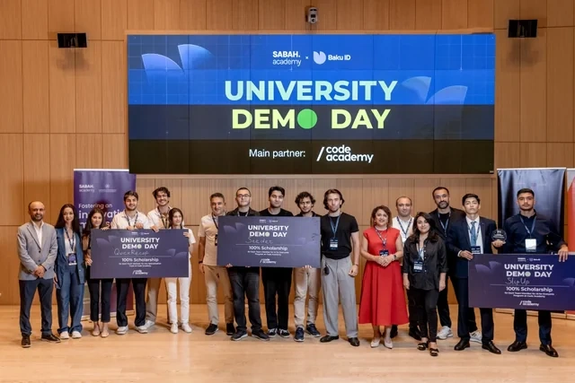 Universitet tələbələri investorlar qarşısında: "SABAH.academy" 6-cı "University Demo Day" tədbirini keçirib - FOTO