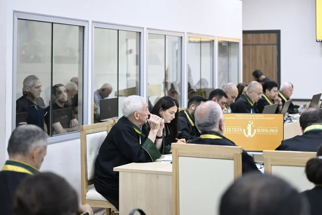Ermənistan vətəndaşlarının məhkəməsində prokurorlar çıxış ediblər - FOTO