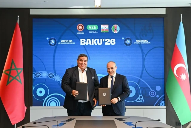 AGF Türkiyə, Qazaxıstan və Mərakeş güləş federasiyaları ilə anlaşma memorandumları imzalayıb - FOTO