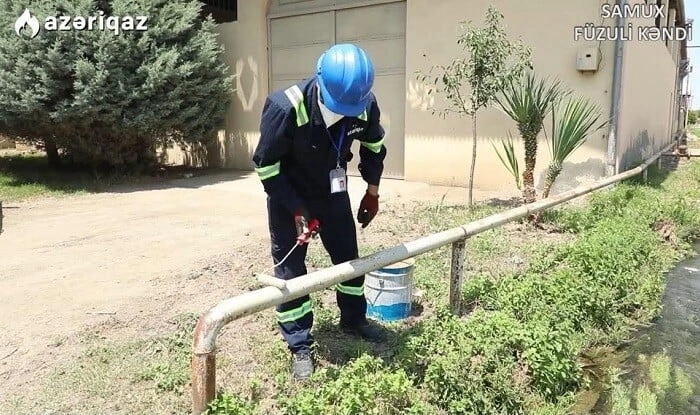“Azəriqaz” Samuxda qış mövsümünə hazırlığı davam etdirir