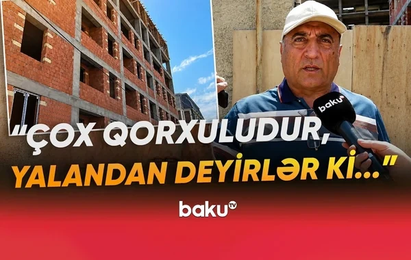 "Üç mərtəbə vəd etdilər, səkkizinci mərtəbəni tikirlər" - Masazır sakinlərindən ŞİKAYƏT - VİDEO