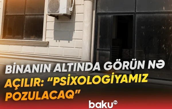 Yaşayış binasının altında mərasim evi açılması sakinlərin etirazına səbəb oldu - VİDEO